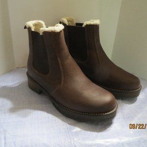 Women's Alpine Delight Ortholite made in Italy Leather Ankle Boot US Size 8.5